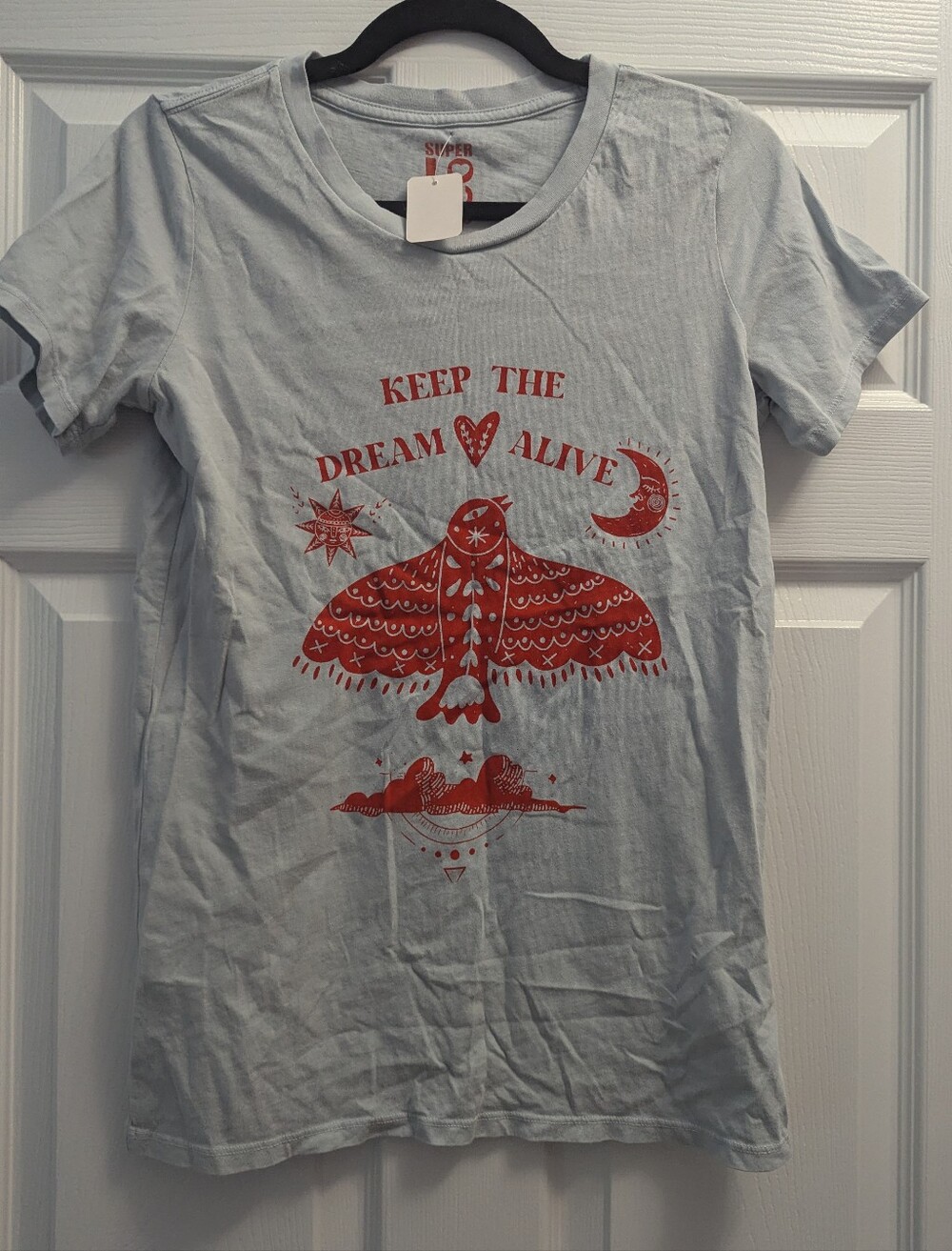 Super Love Tees Keep The Dream Alive Graphic T Shirt Women’s Medium Organic Cott